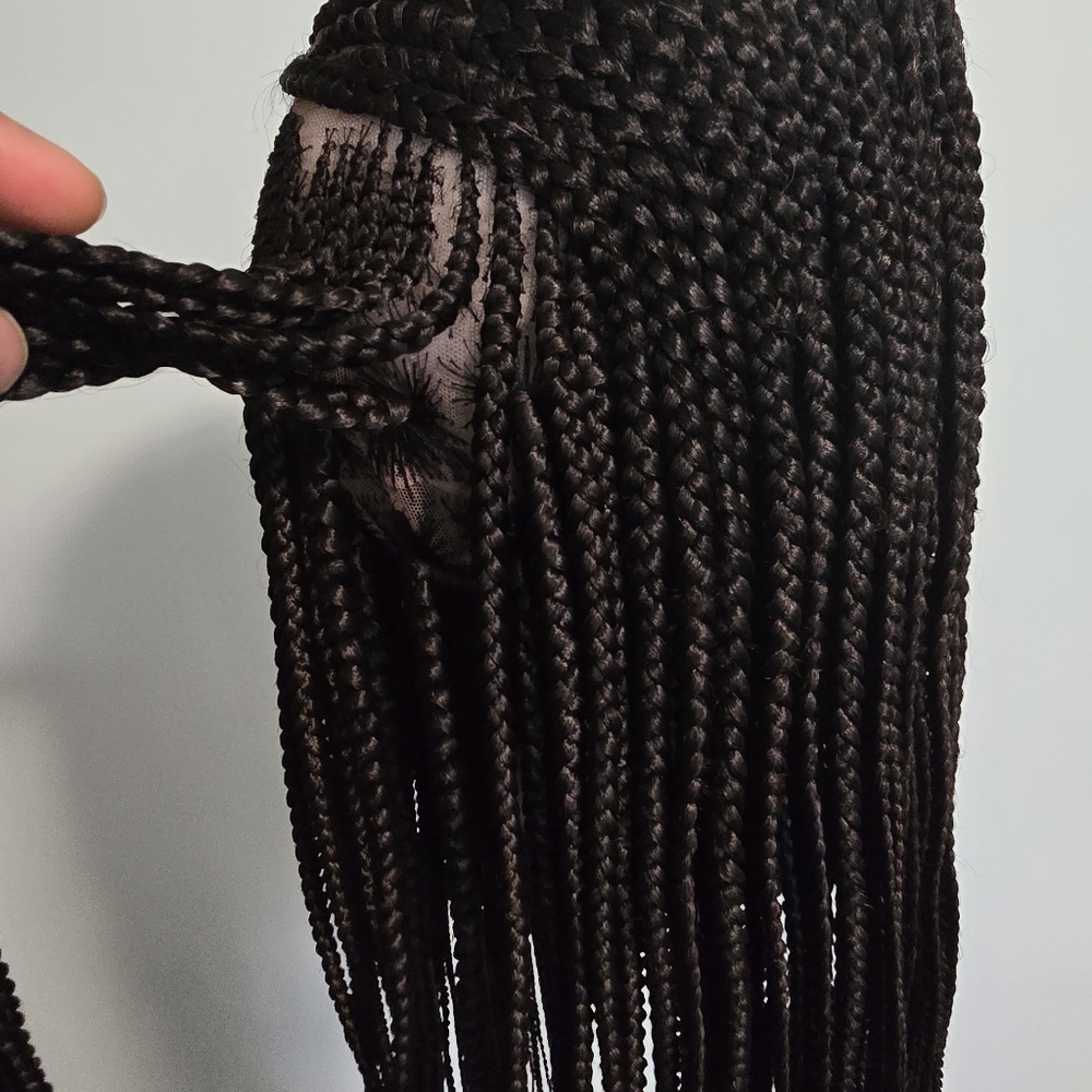 Full Lace Cornrow Box Braid Wig - New - Picture 12 of 16